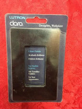 Load image into Gallery viewer, LUTRON CW-1-BL Black Gloss Finish Claro 1 Gang Decorator Wallplate