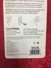 Load image into Gallery viewer, LUTRON CW-1-BL Black Gloss Finish Claro 1 Gang Decorator Wallplate