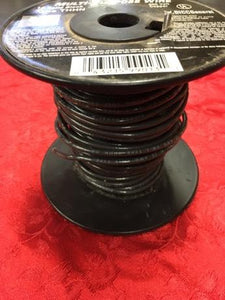 50' Romex Brand 12 AWG Solid BLACK THHN Wire 600 Volts Multi Purpose Used