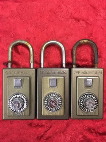 COMBINATION LOCK BOXES, GUARDIAN AVANTI pre-owend