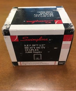 Swingline® Heavy-Duty Staples, 1/2", Box Of 5,000