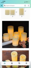 Load image into Gallery viewer, O/B Sterno home LED Flameless Flickering Candles Optical Fiber Wick with Remote and Timer, Battery Operated Wax Candles 6 Pack Decoration