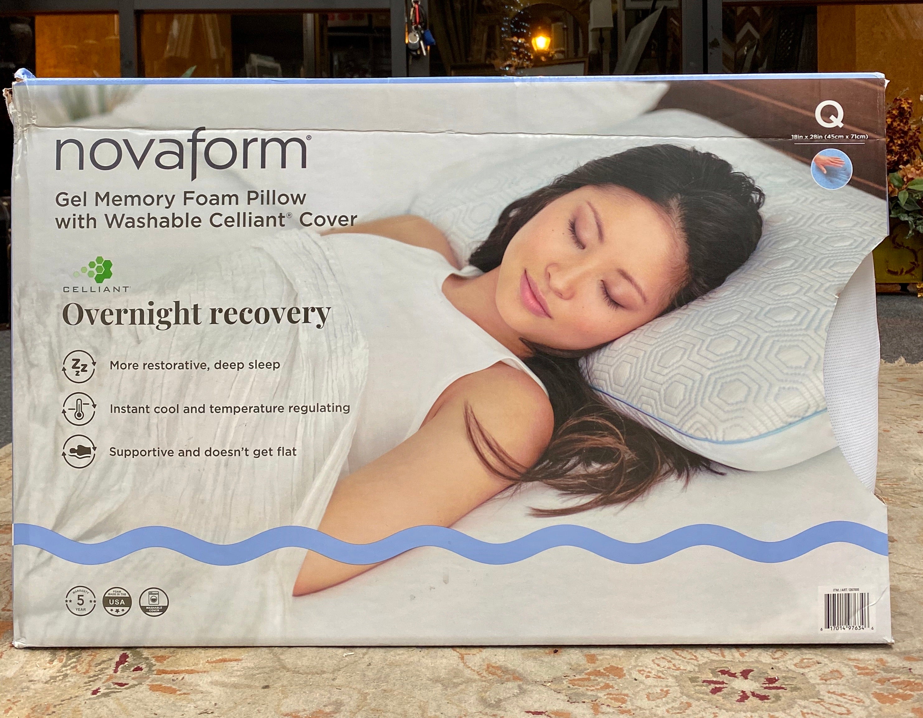 Pillow Costco Novaform Lasting Cool Pillow Reviews Comfort