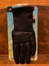 Load image into Gallery viewer, New head Junior Hybrid Touchscreen Gloves Black Size Medium Ages 6-10