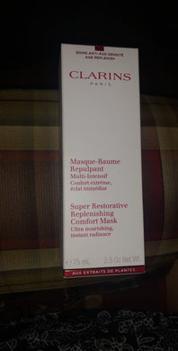 Brand New Clarins Super Restorative Replenishing Comfort Mask Ultra Nourishing Instant Radiance 2.5 oz