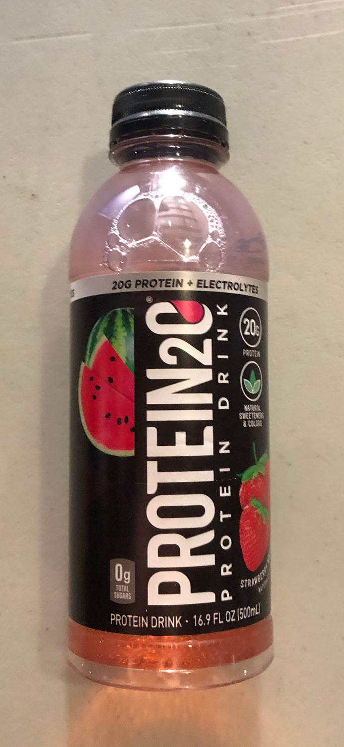 New Protein2o 20g Protein Electrolytes Drink 16.9fl oz 10-pack Strawberry Watermelon