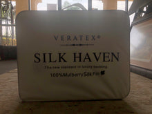 Load image into Gallery viewer, VERATEX Silk HAVEN COMFORTER KING 108" x 98"   100 % Mulberry Silk Fill