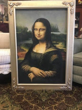 Load image into Gallery viewer, Mona Lisa Framed Painted Picture