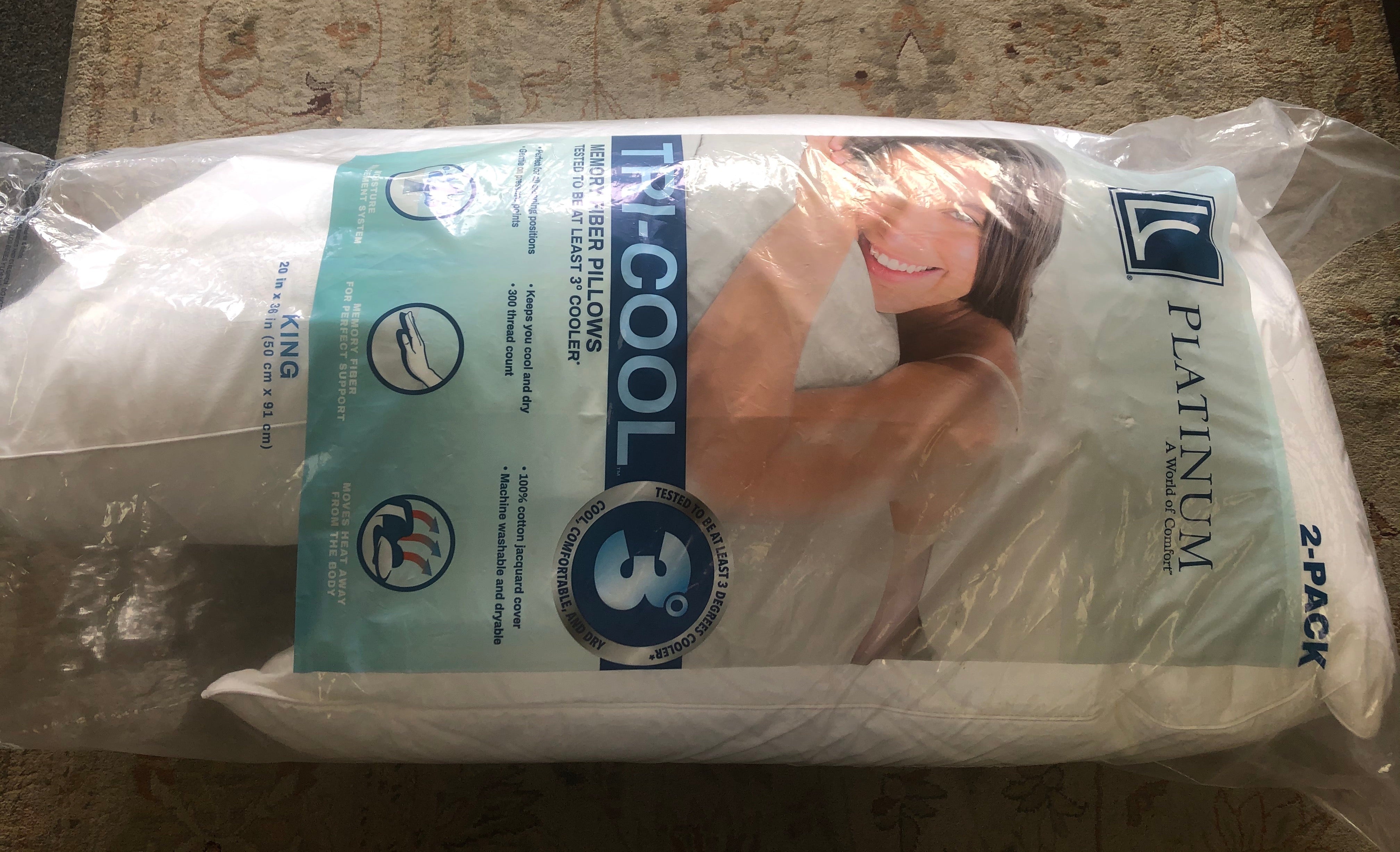 Tricool memory hotsell fiber pillow