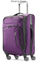 Load image into Gallery viewer, New American Tourister Zoom Spinner Suitcase Purple