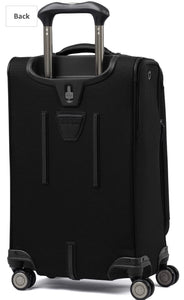 New Travelpro Crew 11-Softside Expandable Luggage With Spinner wheels, Black Carry- on 21”