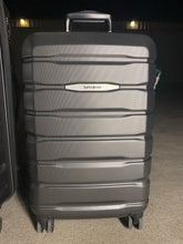 Load image into Gallery viewer, Pre owned Samsonite Tech 2.0 Hardside Expandable Luggage with Spinner Wheels, 2-Piece Set (21/27), Dark Grey