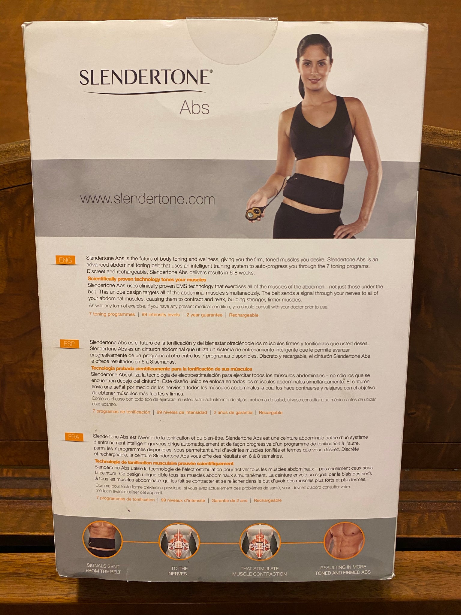 SLENDERTONE ABS 8 UNISEX ABDOMINAL MUSCLE TONER 