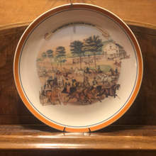 Load image into Gallery viewer, Currier &amp; Ives Collector&#39;s Plate&quot;Fast Trotters on Harlem Lane, New York