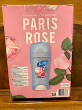 Load image into Gallery viewer, NEW Secret Paris Rose Invisible Solid Antiperspirant Deodorant 2.6oz Ea. 4 PACK