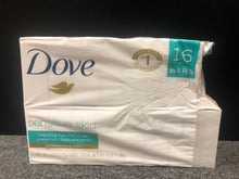 Load image into Gallery viewer, Dove SENSITIVE SKIN Soap Fragrance Free Beauty Bar 15 Bars (4 oz each)