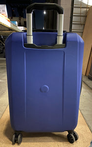 Pre Owned Delsey Luggage Helium Shadow 3.0 21 inch Carry-On Exp. Spinner Suiter Trolley, Blue