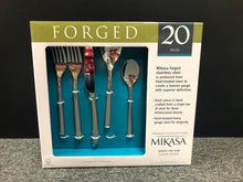 Load image into Gallery viewer, Mikasa Forged Stainless Steel Flatware Set 20-Piece