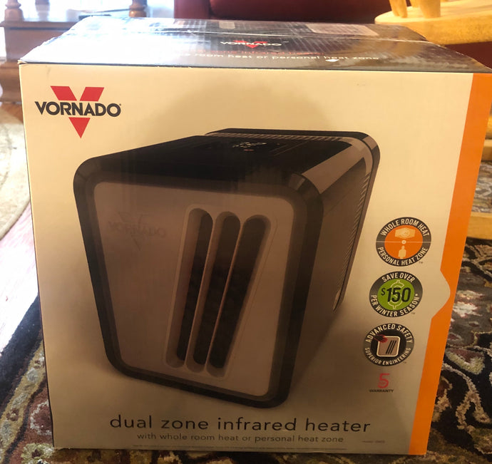 New open box Vornado Dual Zone Infrared Heater