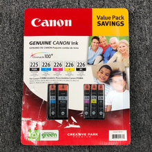 Load image into Gallery viewer, Brand new Canon 225PGBK, 226 C, 226 M, 226 Y and 226 BK Creative Pack Premium