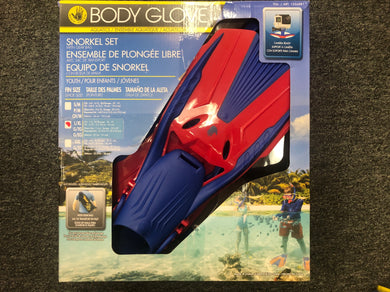 Body Glove Aquatics Snorkel Set With Gear Bag L/XL