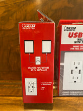 Load image into Gallery viewer, Brand New 4-Pack Feit Electric Wall Outlets with 2 USB Ports