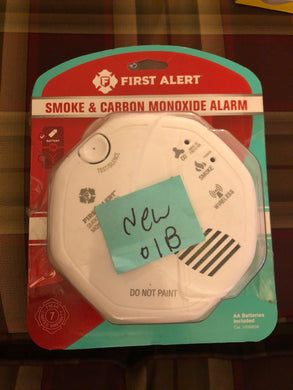 First Alert Z-Wave Smoke & Carbon Monoxide Detector Alarm Battery Powered