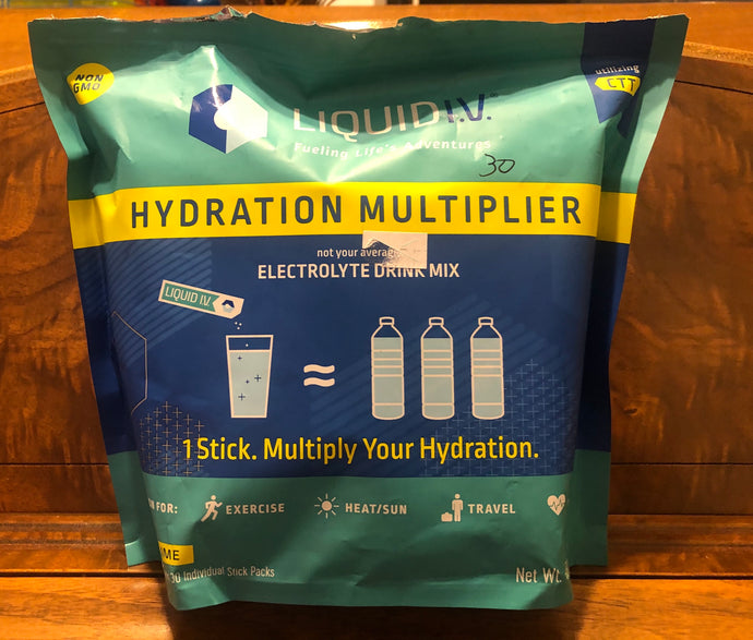 New open box Liquid I.V. Hydration Multiplier Drink Mix Lemon lime 30 Packs Expired on this date 07/2020