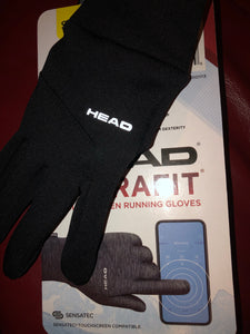 New HEAD Ultrafit Touchscreen Running Gloves Sensatec Size Small