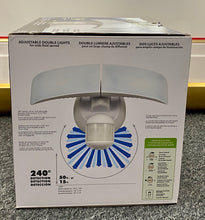 Load image into Gallery viewer, New Home Zone Motion Activated 3 LED Outdoor Security Light White Adjustable Head