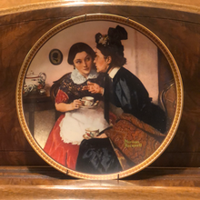 Load image into Gallery viewer, Norman Rockwell Limited Edition collectors plate "Gossiping in the Alcove