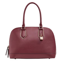 Load image into Gallery viewer, Hilary Radley Faye Satchel  Bordeaux  color AUTHENTIC 100%