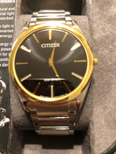 Load image into Gallery viewer, Citizen Stiletto Eco-Drive Black Dial Men&#39;s Watch AR3074-54E