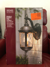 Load image into Gallery viewer, New medium exterior wall lantern black finish