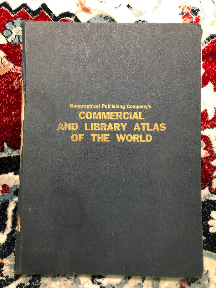 Commercial Atlas of the World New Cencus Edition US Possesions 1947
