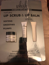 Load image into Gallery viewer, Whish Set Vanilla Lip Scrub AND Lip Balm Natural
