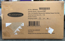 Load image into Gallery viewer, New Blackstone Elite TorsoTec Charcoal 3" Memory Foam Queen Size Mattress Topper