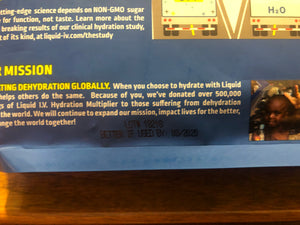 Pre-owned Liquid I.V. Hydration Multiplier Drink Mix lemon lime 19 Packs expired on this date 08/2020