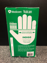Load image into Gallery viewer, Medicom Vulcan nitrile gloves latex free indigo 150 X/L