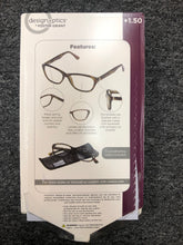 Load image into Gallery viewer, Design Optics Foster Grant Full Frame Ladies Fashion +1.50 Reading Glasses 3Pk