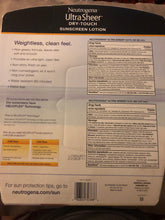 Load image into Gallery viewer, Neutrogena Ultra Sheer Sunscreen Lotion SPF 55, 5 Oz &amp; 3 Oz