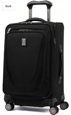 New Travelpro Crew 11-Softside Expandable Luggage With Spinner wheels, Black Carry- on 21”