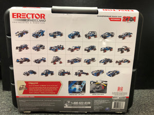 ERECTOR by MECCANO CHAMPIONSHIP RACE CAR 27 In 1 Kit