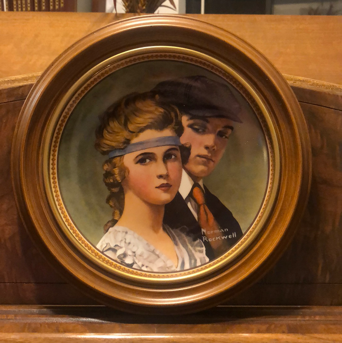 Edwin Knowles Collector Plate Norman Rockwell 