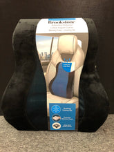 Load image into Gallery viewer, Brookstone Automotive Contoured Lumbar Support Cushion Memory Foam + Cooling Pre-O