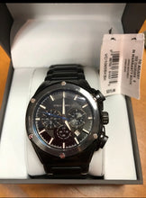 Load image into Gallery viewer, Vince Camuto Men&#39;s VC/1065BKBK Multi-Function Dial Black Bracelet Watch
