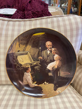 Load image into Gallery viewer, Grandpa's Treasure Chest decorative plate by Norman Rockwell (Rockwell's Light Campaign) by Norman Rockwell