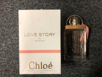 90% full Chloe Love Story Eau Sensuelle by Chloe Eau De Parfum Spray 2.5 oz for Women