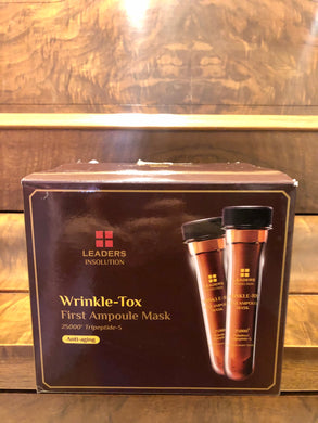 Brand New Open box Leaders Insolution Mela-Tox First Ampoule - 12 Mask