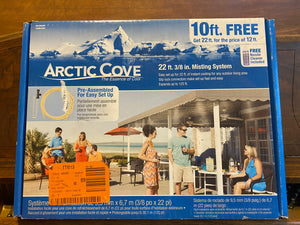 New Arctic Cove Outdoor 10 Ft. 3/8" Misting system Kit IT DOES NOT come with a nozzle cleaner